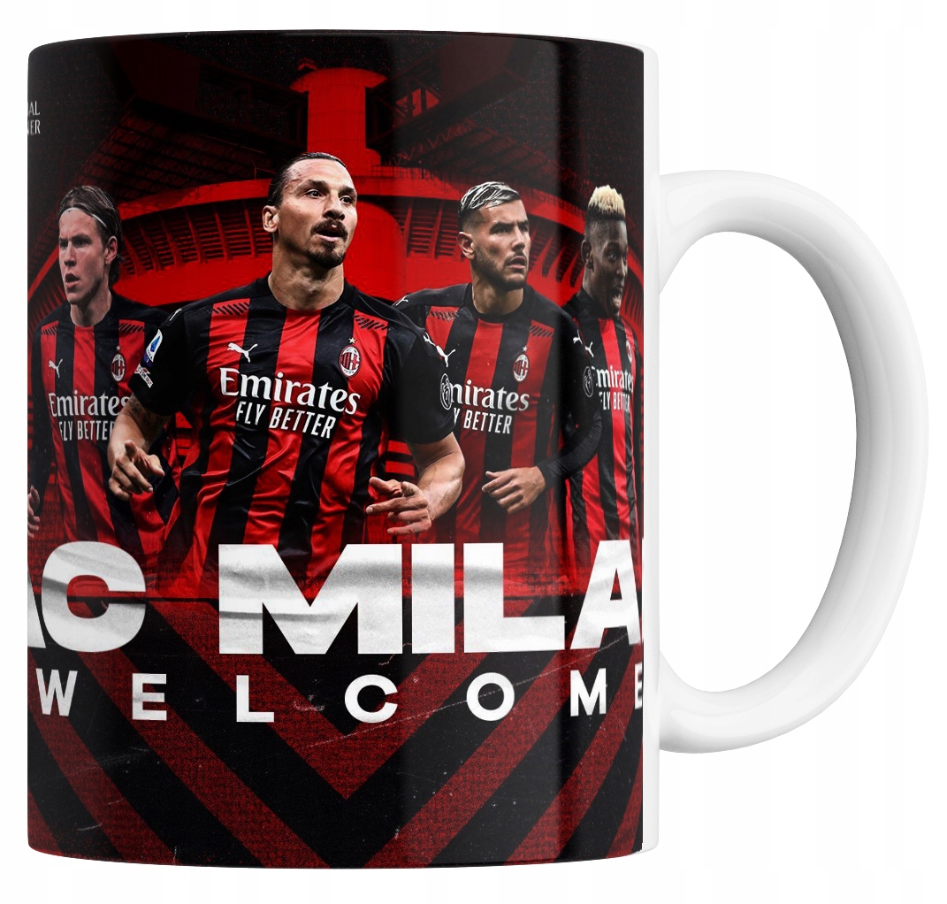 

Kubek Z Nadrukiem Ac Milan Drużyna Z Imieniem