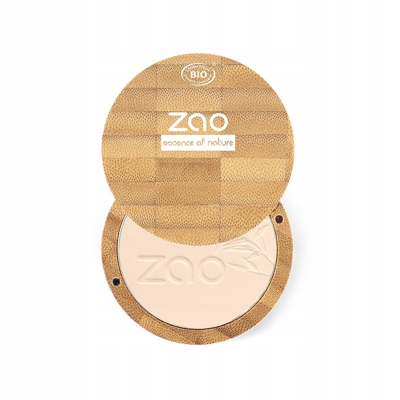 Puder kompaktowy, naturalny, wegański, Ecocert,, Zao Porcelain 306