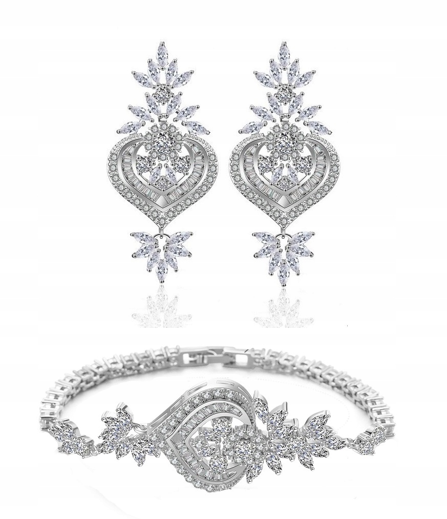 Exkluzivní Svatební Komplet S Diamantovými Zirkony