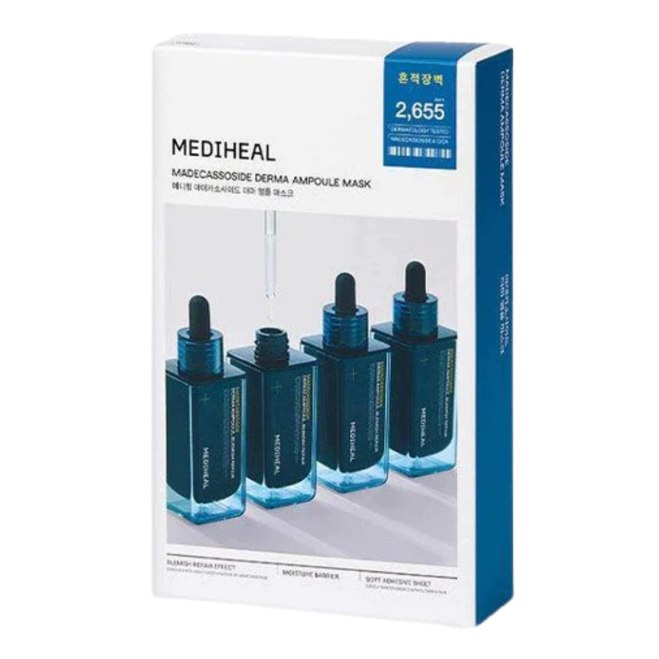 Madecassoside Derma Ampoule Maska w Płachcie Kojąca