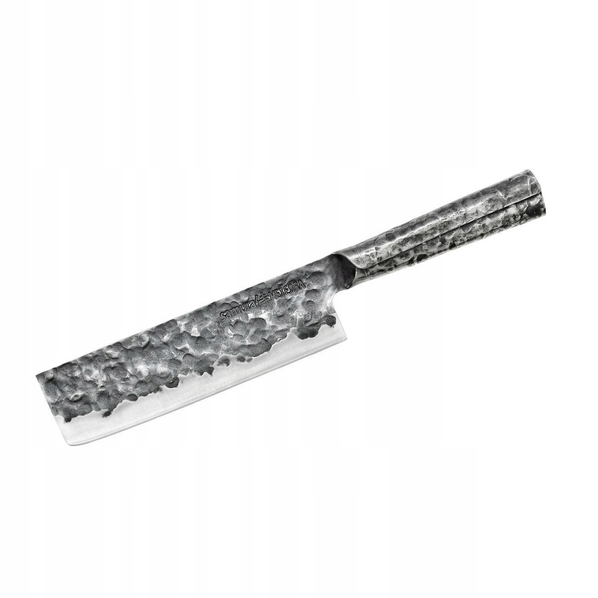 Samura Meteora kuchynský nôž Nakiri SMT-0043 oceľ VG-10, rukoväť z ocele