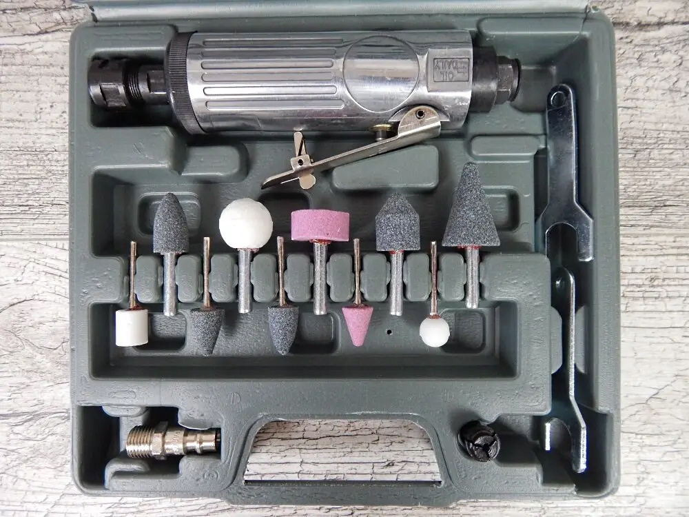 SZLIFIERKA PNEUMATYCZNA PROSTA 1/4 6mm 3mm Z AKCESORIA PRZECINARKA AIRKRAFT Marka AIRKRAFT