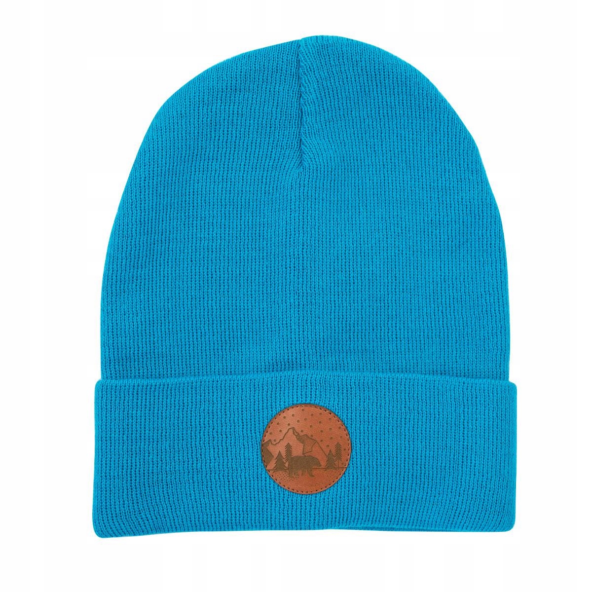 

Czapka beanie lazurowa 687D