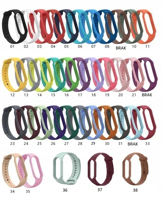 XIAOMI MI BAND 7NFC + ZESTAW 7 OPASEK GAMA KOLORÓW Rodzaj smartband