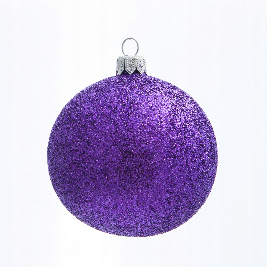 

Bombka choinkowa szklana brokatowa brokatówka 8cm