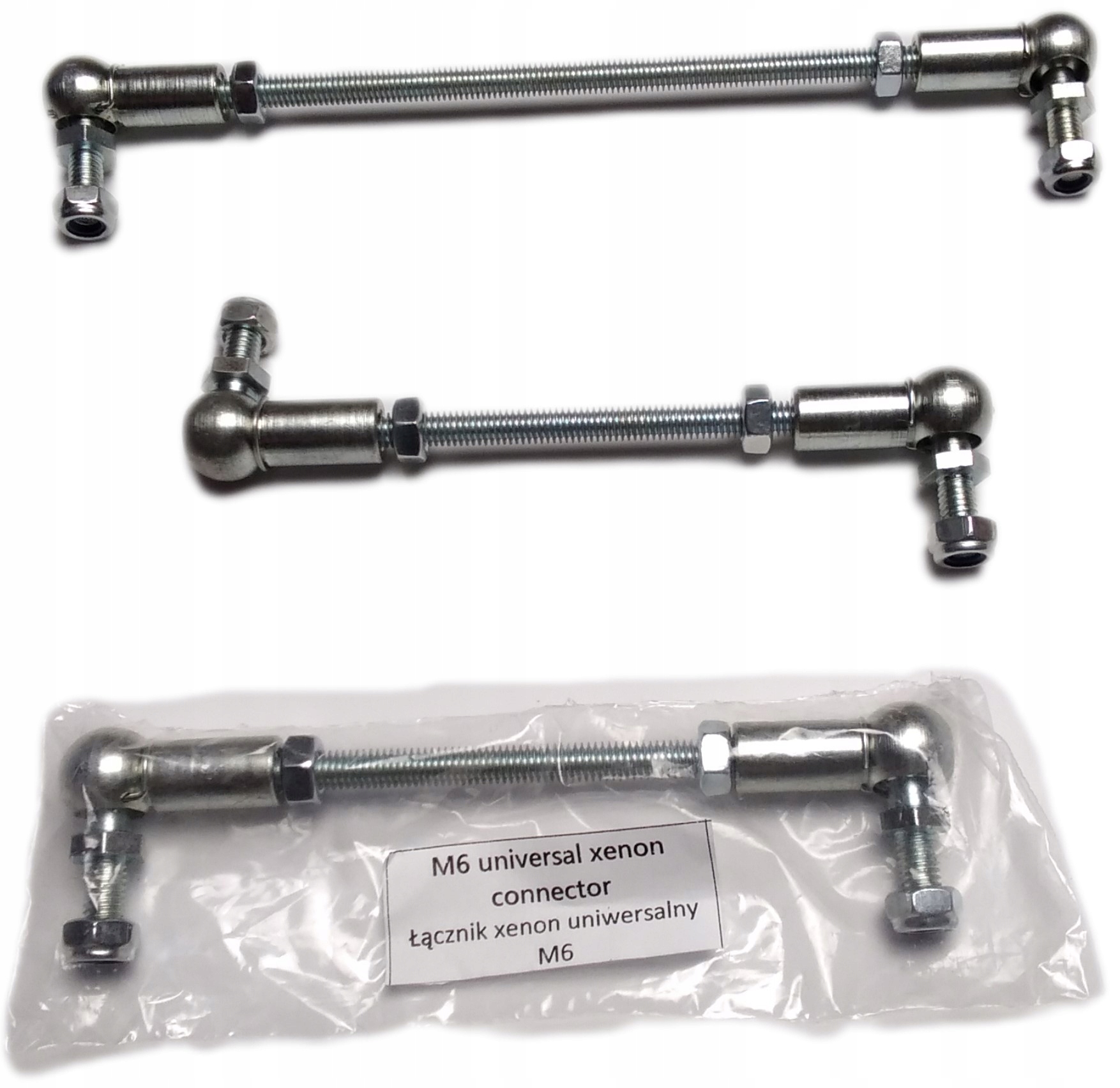 ŁĄCZNIK POZIOMOWANIA ! XENON CIĘGNO UNIWERSALNY M6 STABILIZATOR SWIATEŁ M6 Numery katalogowe zamienników -