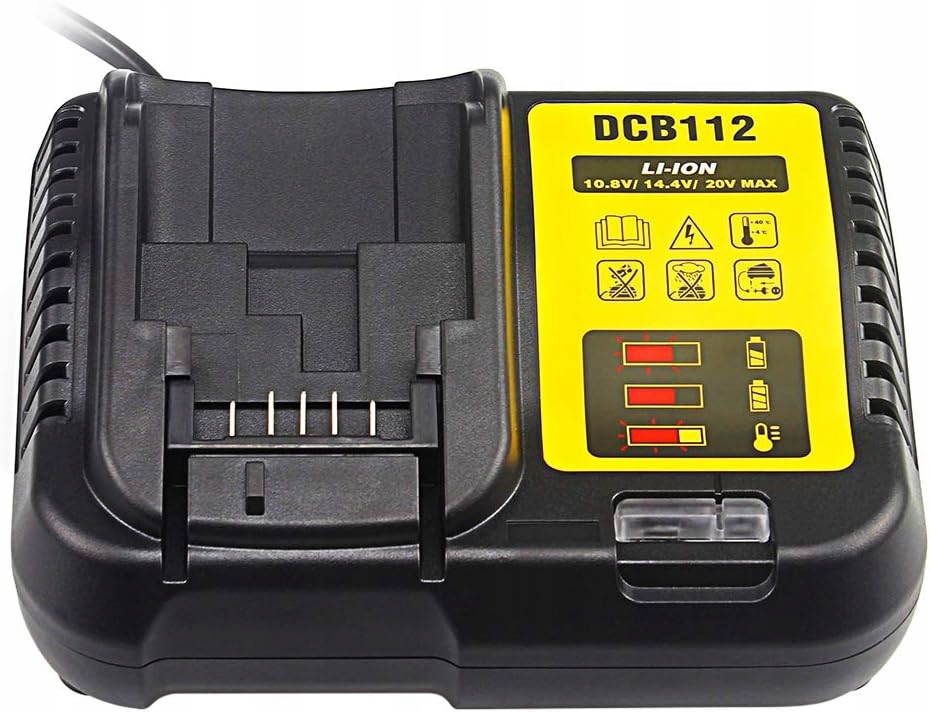 Lithium-iontová nabíječka kompatibilní s Dw DCB101 DCB105 DCB115 DCB120