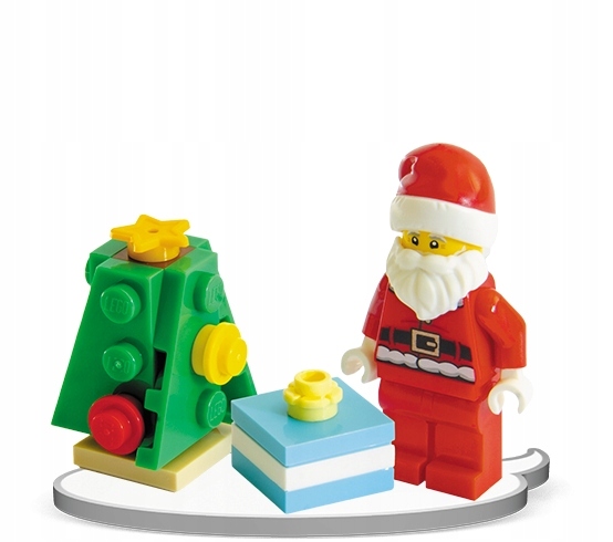 Lego Ruszamy na biegun! figurka Mikołaj Choinka świąteczny Kd