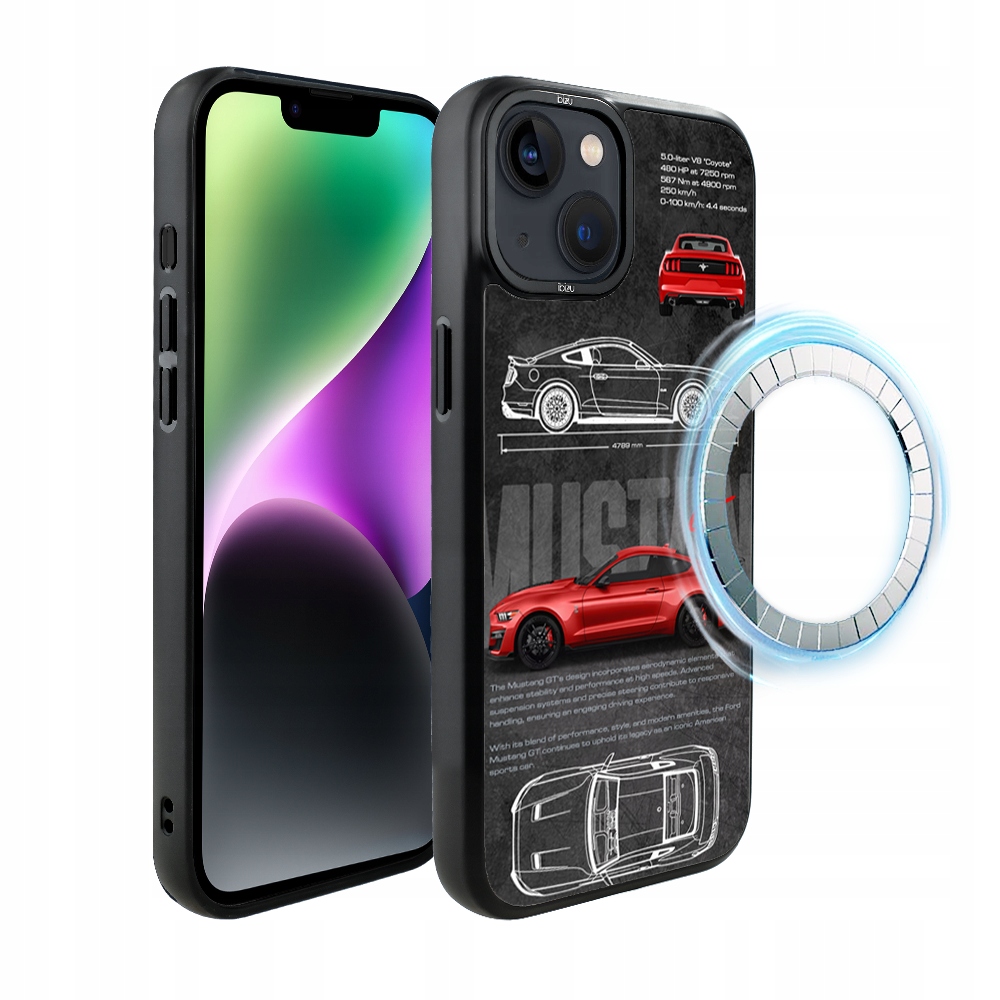 Pouzdro iPhone 14 Plus Ibizu DropGuard Pouzdro s MagSafe, Gt V8 „Coyote“