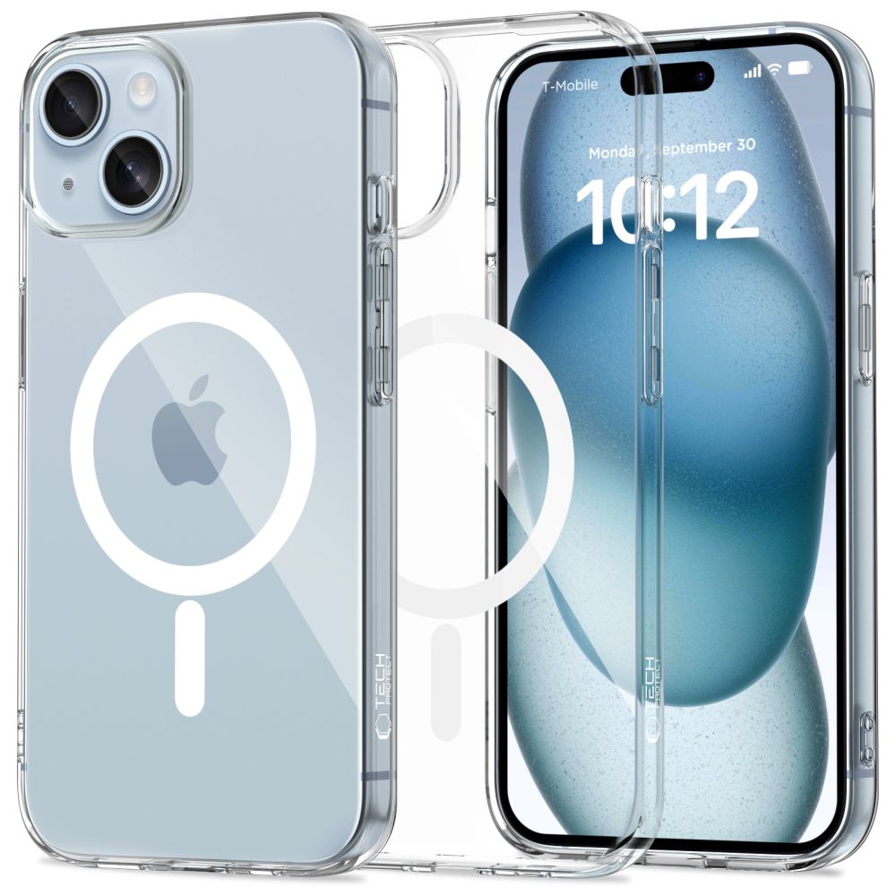 Tech- Protect Flexair MagSafe iPhone 15 Clear Tech- Protect