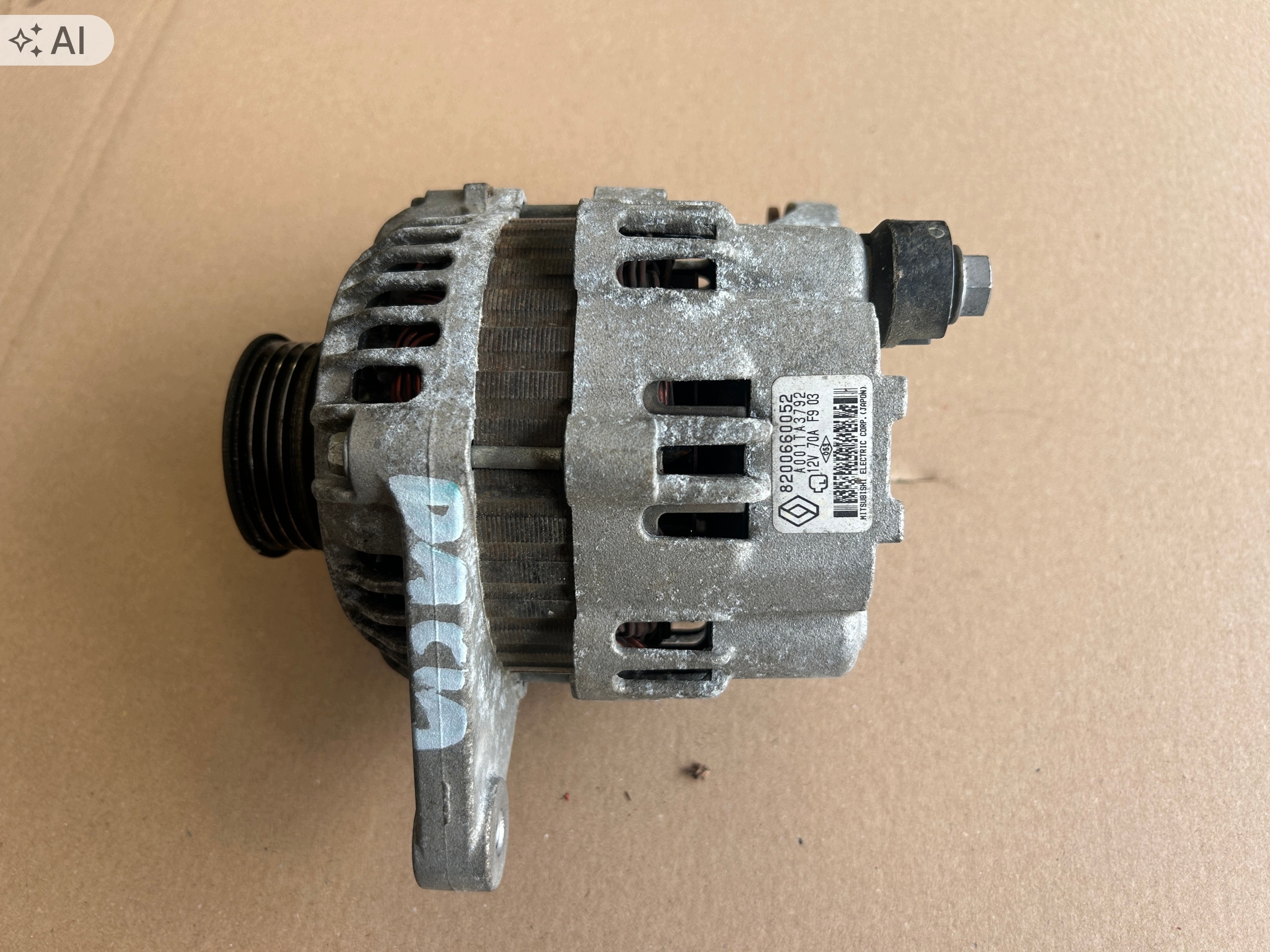 DACIA SANDERO and 1,4 16V alternator 8200660052