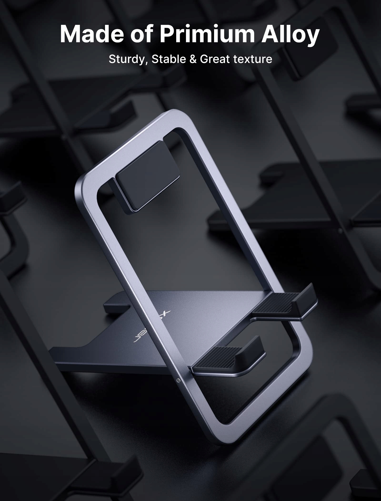 JSAUX Aluminiowy Stojak Na Tablet Regulowany Kompatybilny z iPad Samsung — miniatura 8