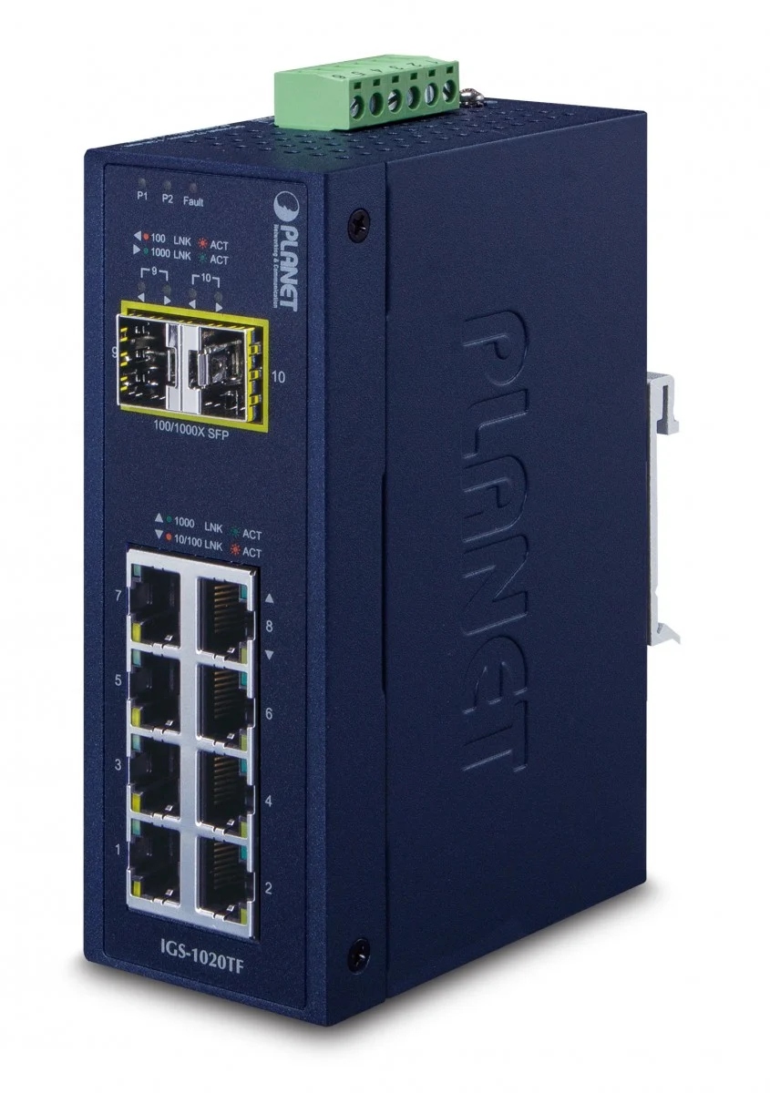 Planet IGS-1020TF nespravovateľný prepínač Gigabit Ethernet (10/100/1000)