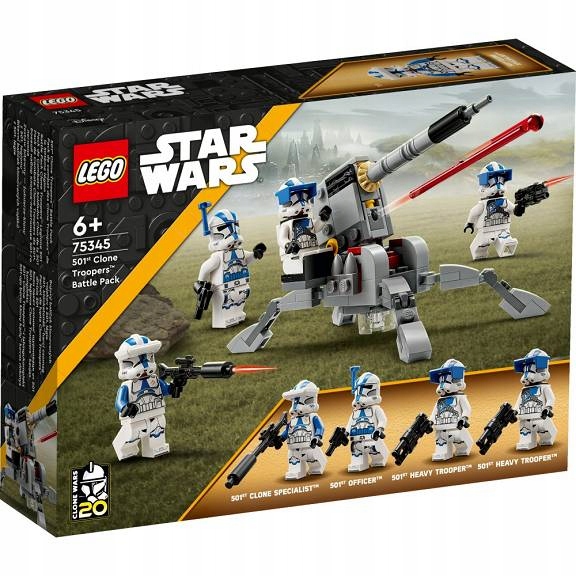 Lego Star Wars Bojová sada klonoví vojáci z 501. legie 75345