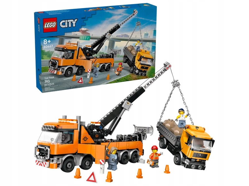 Lego 60467 City Wóz holowniczy z dźwigiem