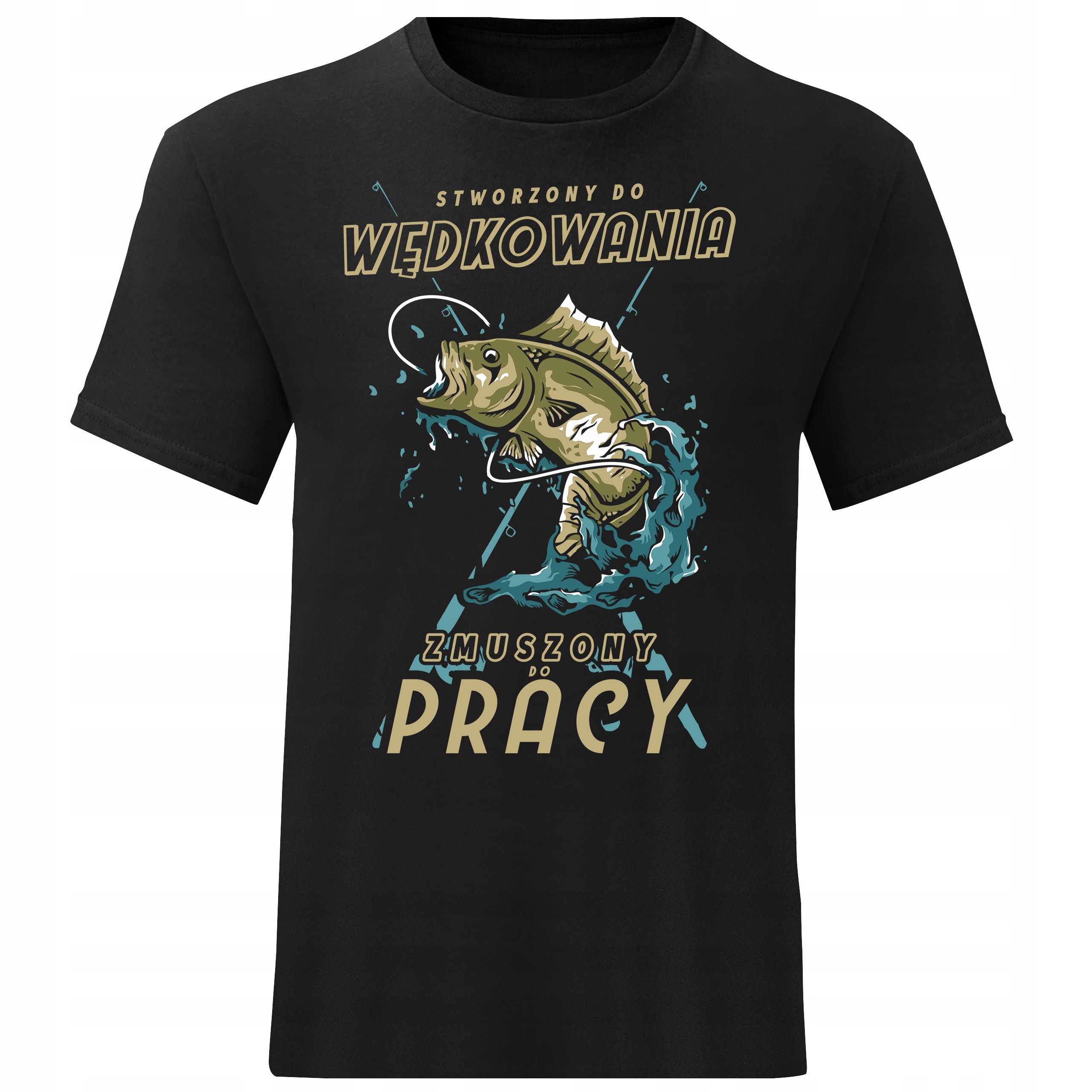 

Koszulka Męska T-shirt Najlepszy Wędkarz Rozm XL