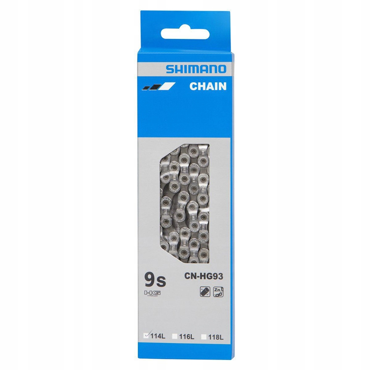 

Łańcuch rowerowy Shimano CN-HG93 9s Pin