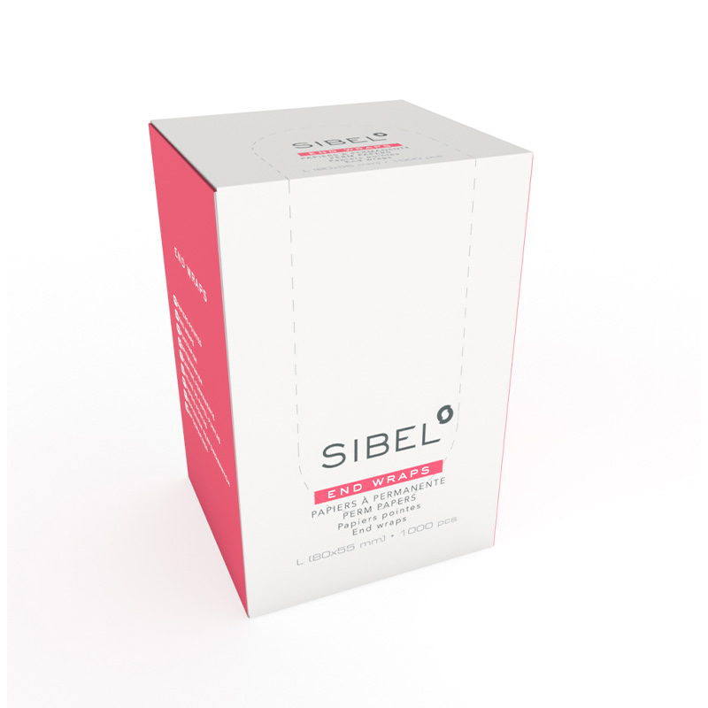 SIBEL Papierki Bibułki do trwałej ondulacji 1000 szt