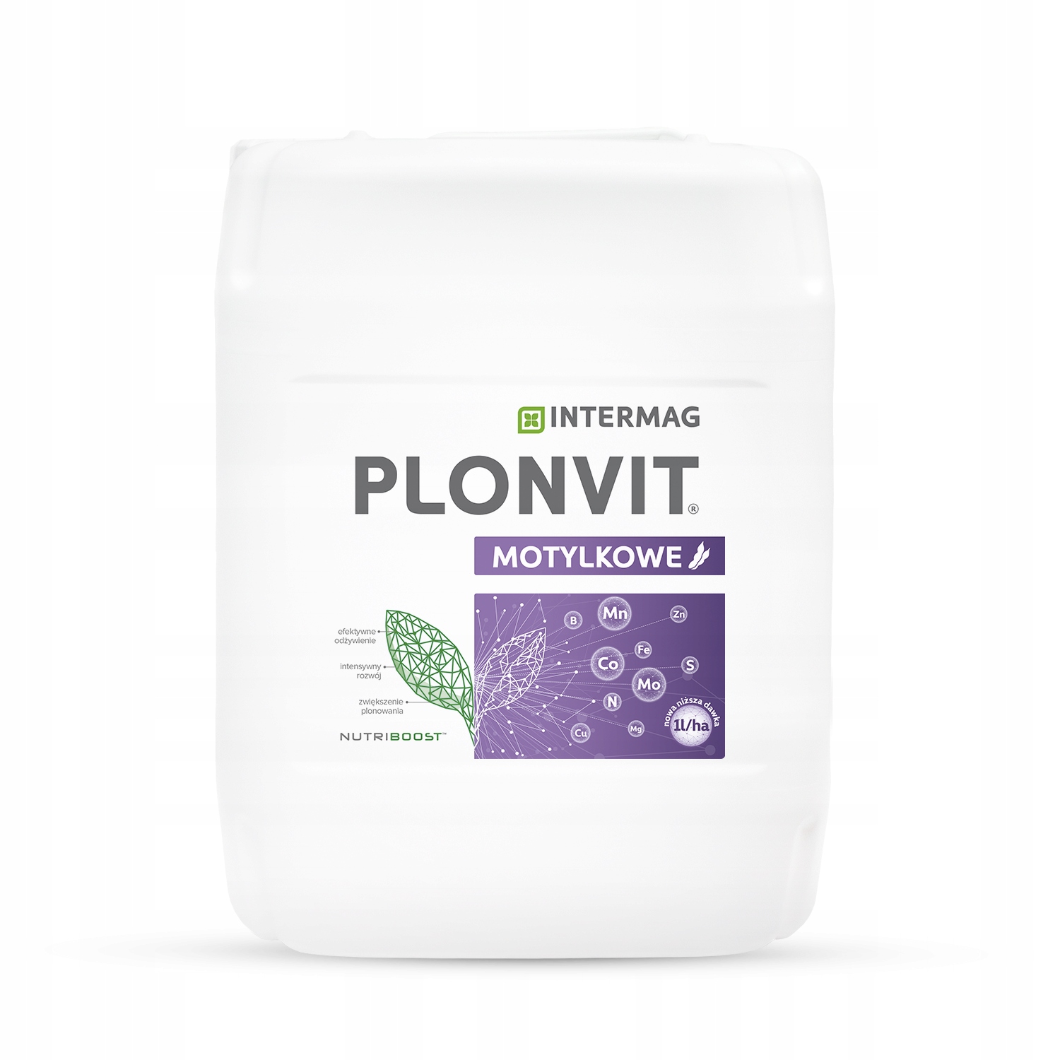 Plonvit Motylkowe Nutriboost 10L Niższa dawka 1l/ha Intermag Nawóz