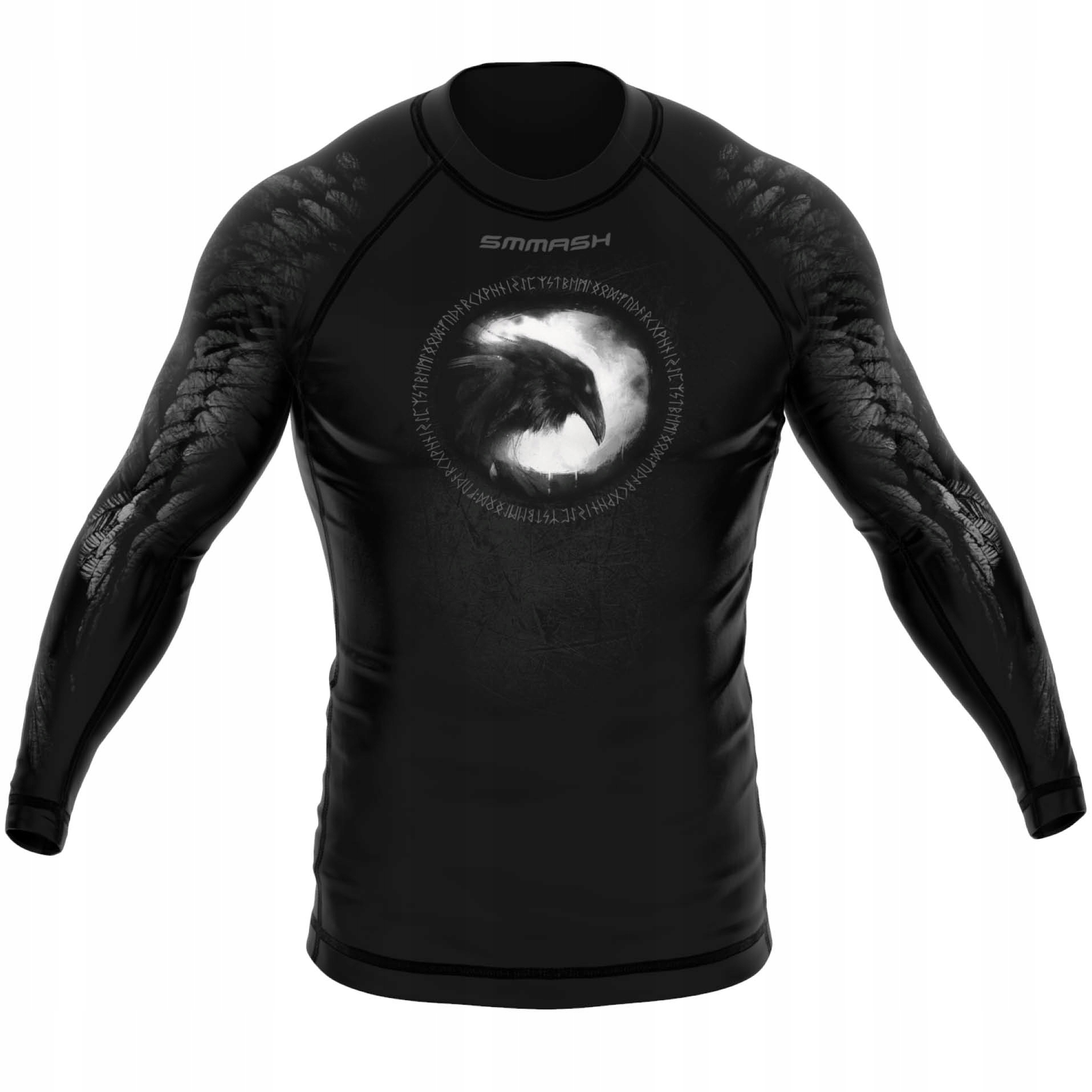 

Rashguard Męski Z Długim Rękawem Smmash Raven