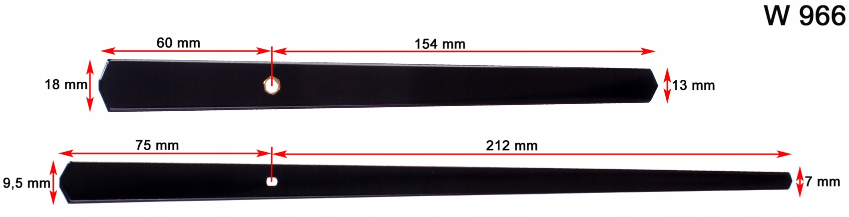 

Super Długie 21 cm Wskazówki Do Zegara W966