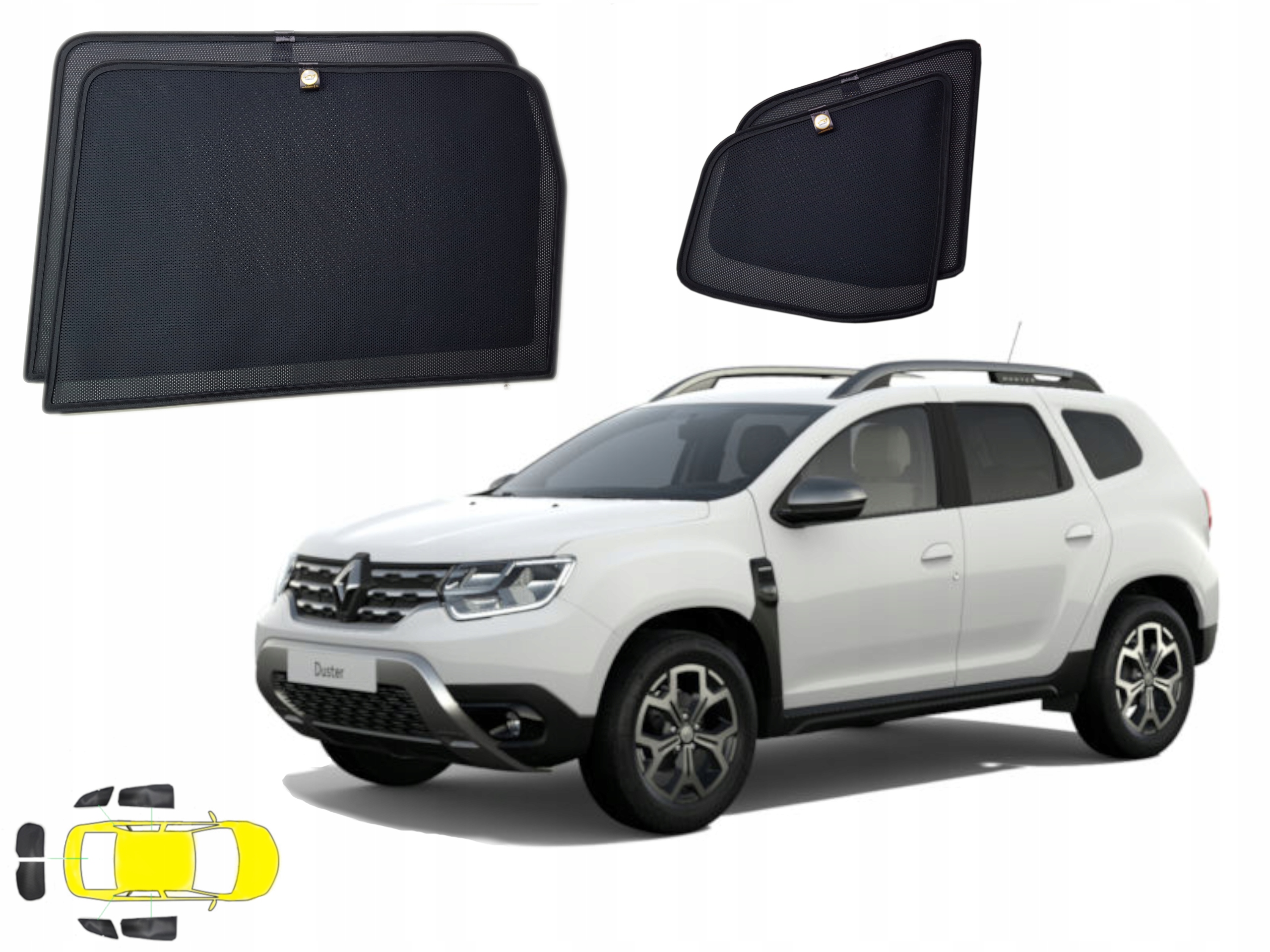 Krytky slunečních rolet určené pro: Dacia Duster II