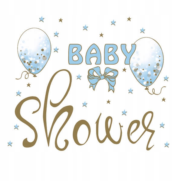 

Serwetki Niebieskie Baby Shower Chłopiec 33 X 33CM