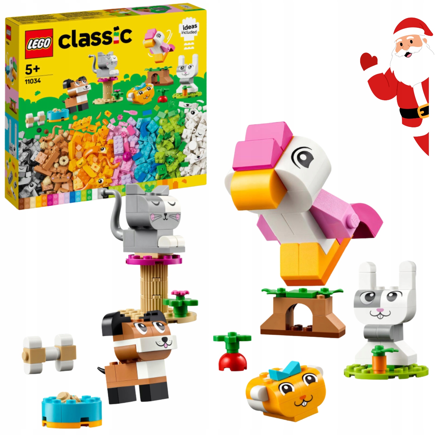 Klocki Lego Classic 11034 Kreatywne Zwierzątka Dla Dzieci Na Święta