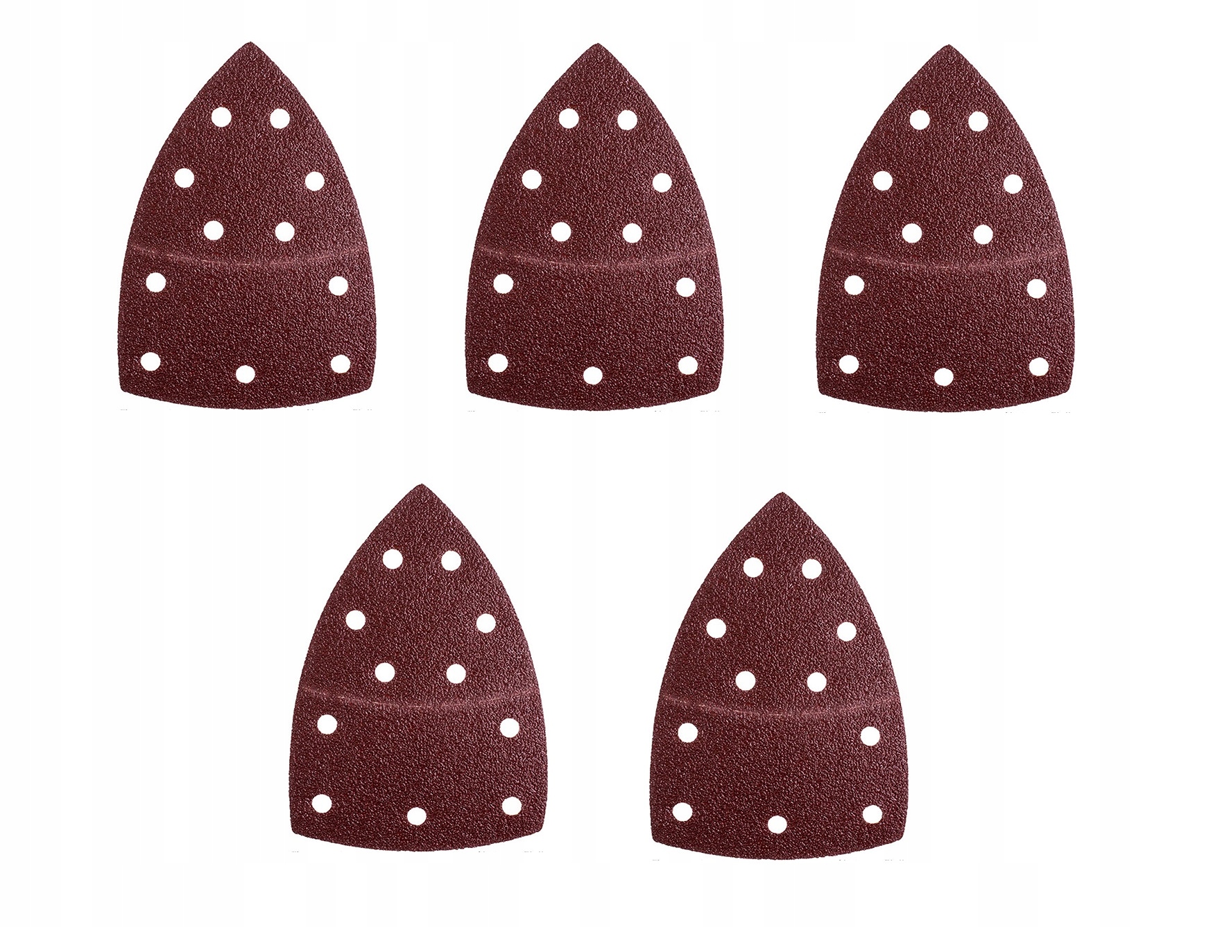 PAPIER ŚCIERNY ŻELAZKO NA RZEP 102x152mm P80 5szt