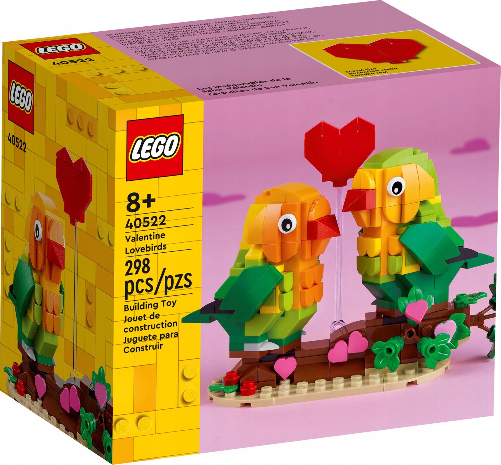 

Lego 40522 Walentynkowe Papużki nierozłączki Nowe