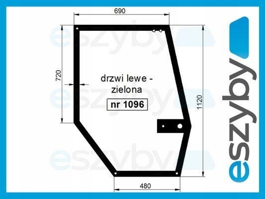 sklo Case Maxxum dveře levé