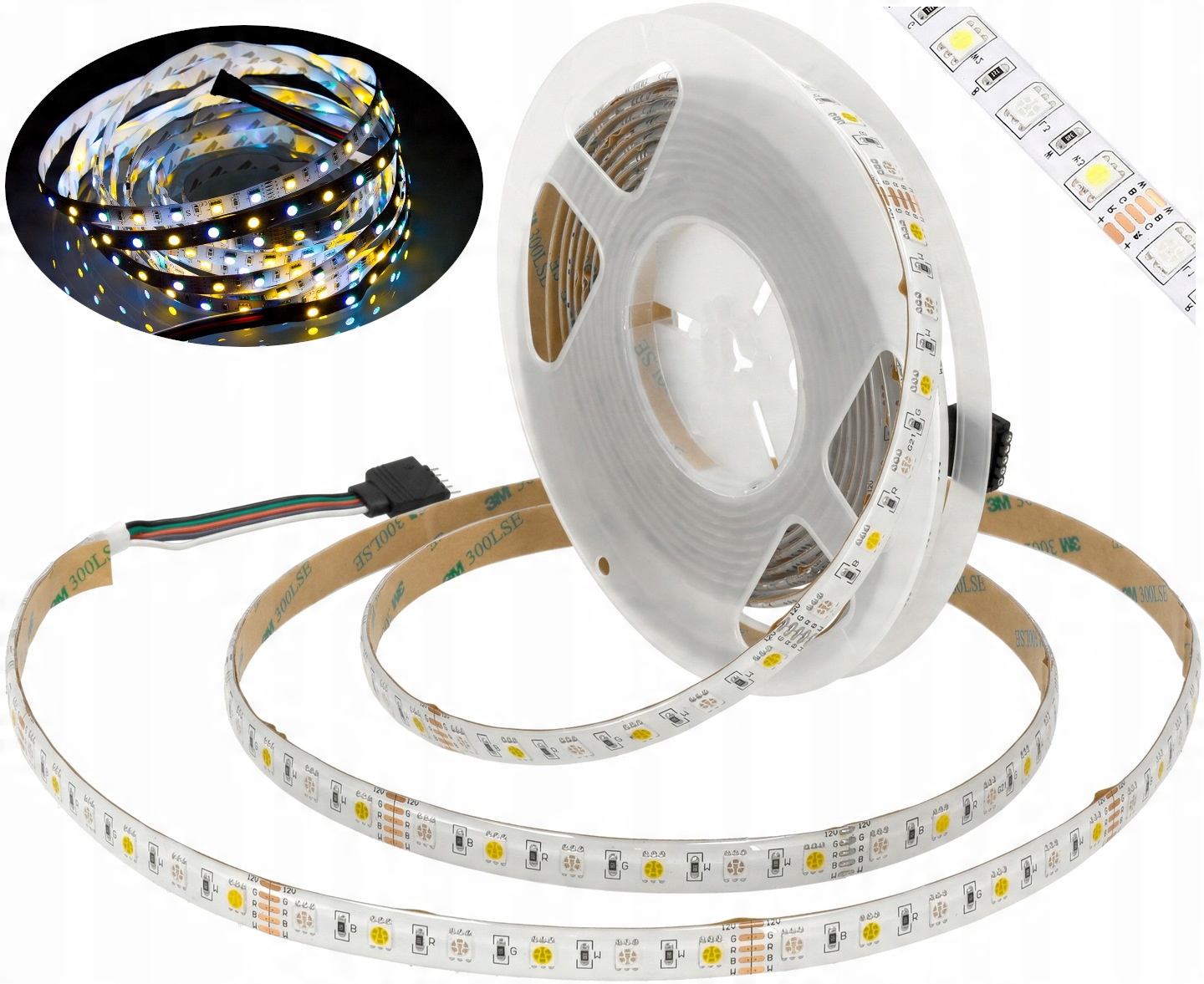 

Taśma Led Rgb Rgbw Nw 5050 72W 14,4W/1m 5m IP65