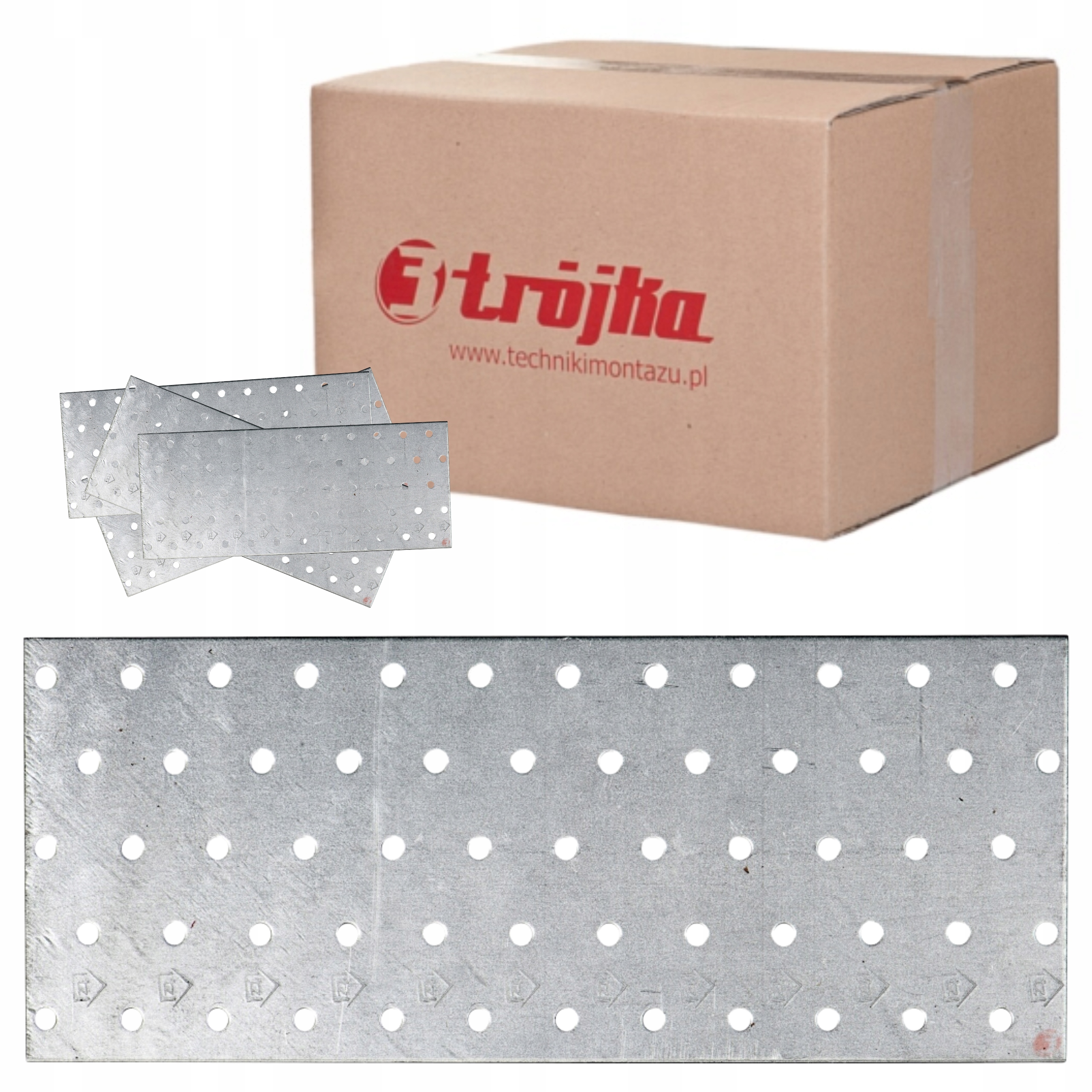 Perforovaná doska Plochý spoj 100x300 50ks