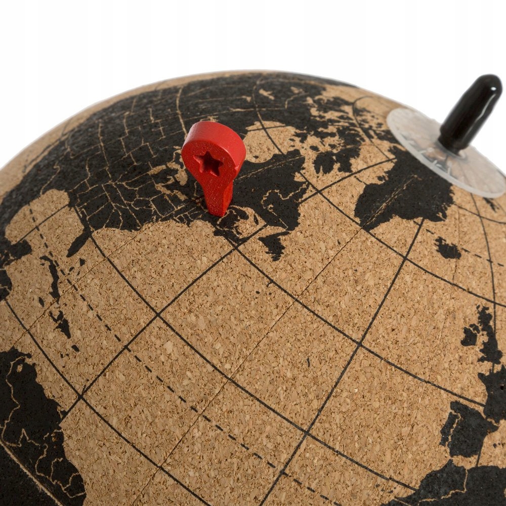 KORKOWY GLOBUS + PINEZKI OZNACZ SWÓJ CEL PODRÓŻ EAN (GTIN) 3560238330814