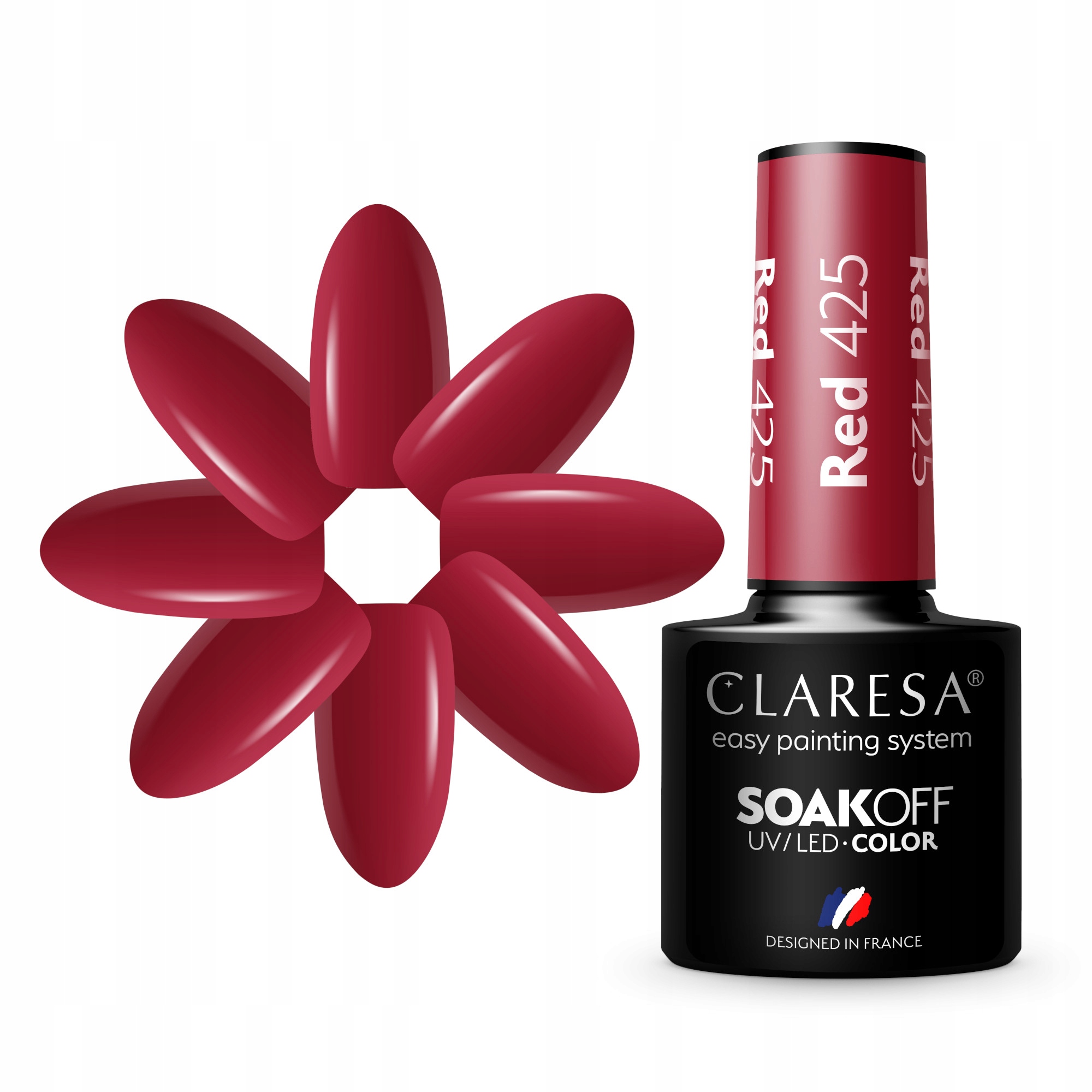 

Claresa Czerwony Lakier Hybrydowy Red 425 5ml