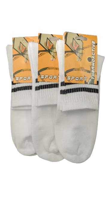 

SKARPETY,sportowe , 41-44 3-PAK Paski