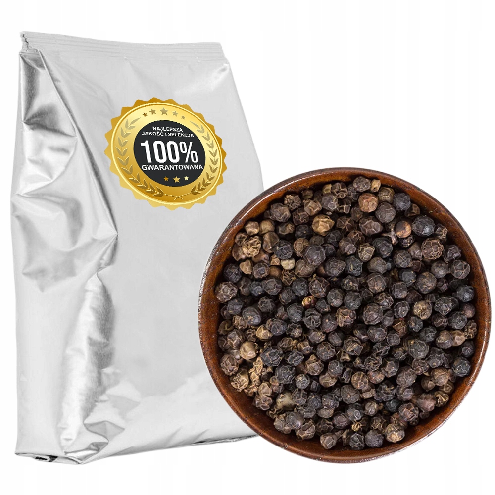 Pepř Černý Zrnitý 100G Přírodní Aromatický Zrno Vysoká kvalita