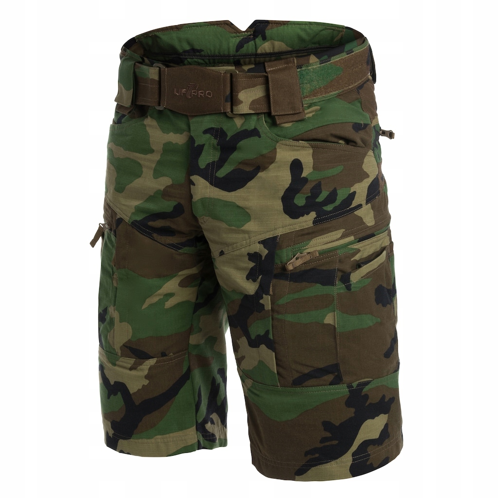 Szorty spodenki bojówki taktyczne Uf Pro P-40 Gen.2 Tactical Woodland 42