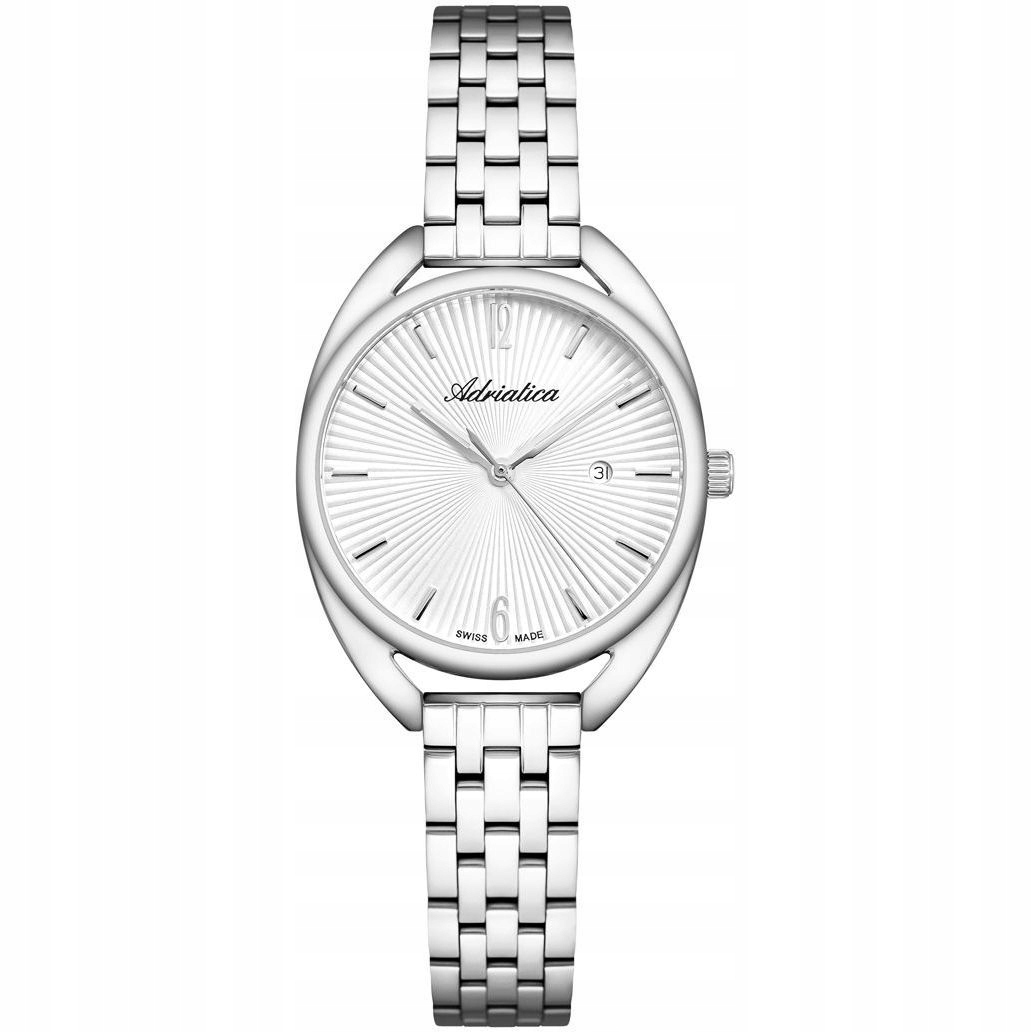 Dámské hodinky Adriatica stříbrné s datumovkou A3546.5153Q