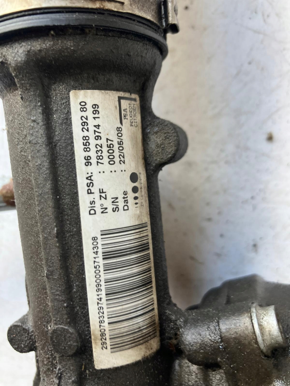 control C5 III X7 1.6 HDI 9685829280