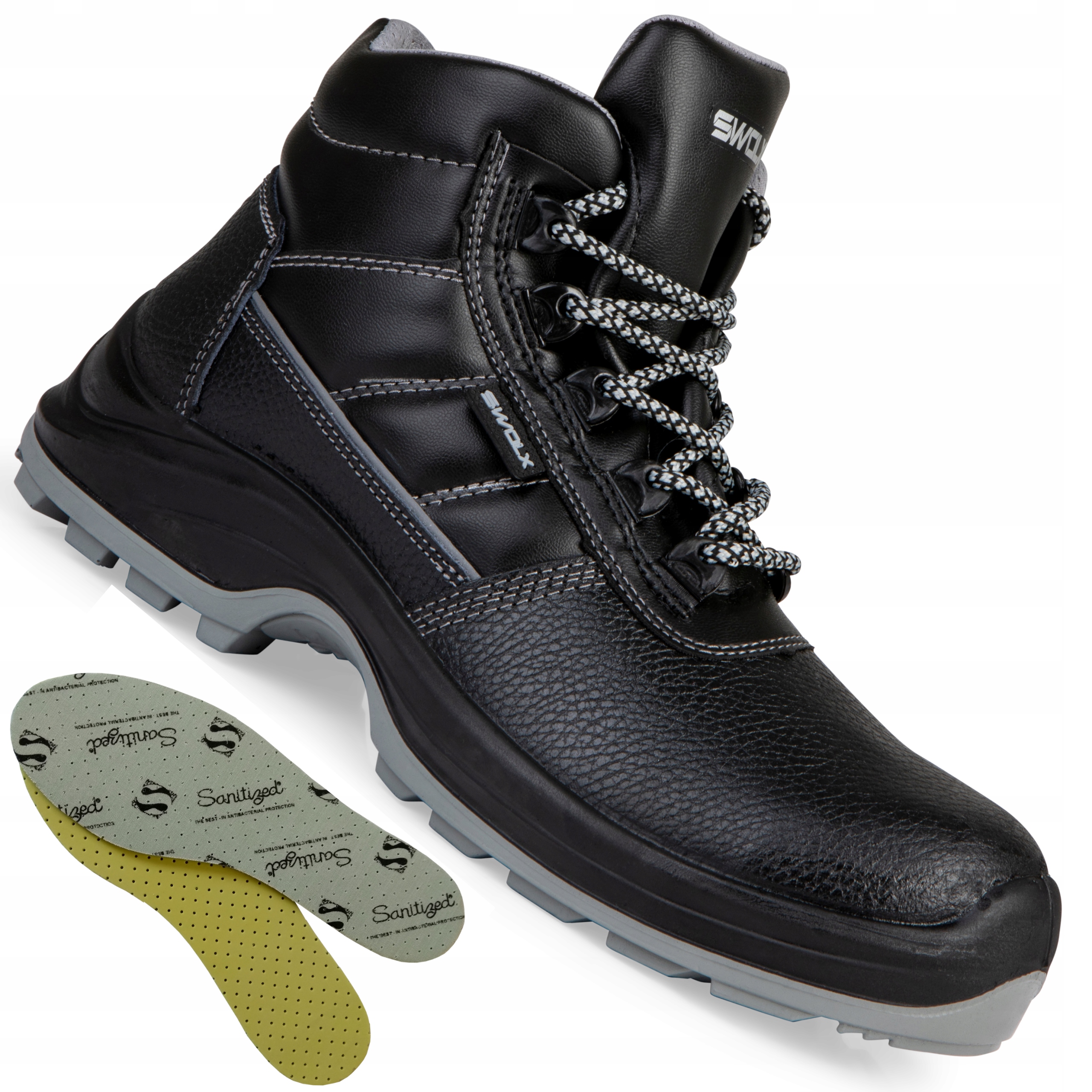 

Buty Robocze Trzewiki Ochronne Bhp S3 Src Swolx 47