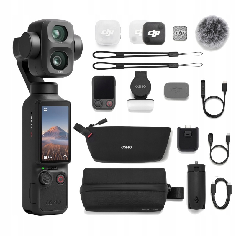 Kamera Dji Osmo Pocket 4P Vlog Combo 4K 240FPS Dvě čočky 103GB