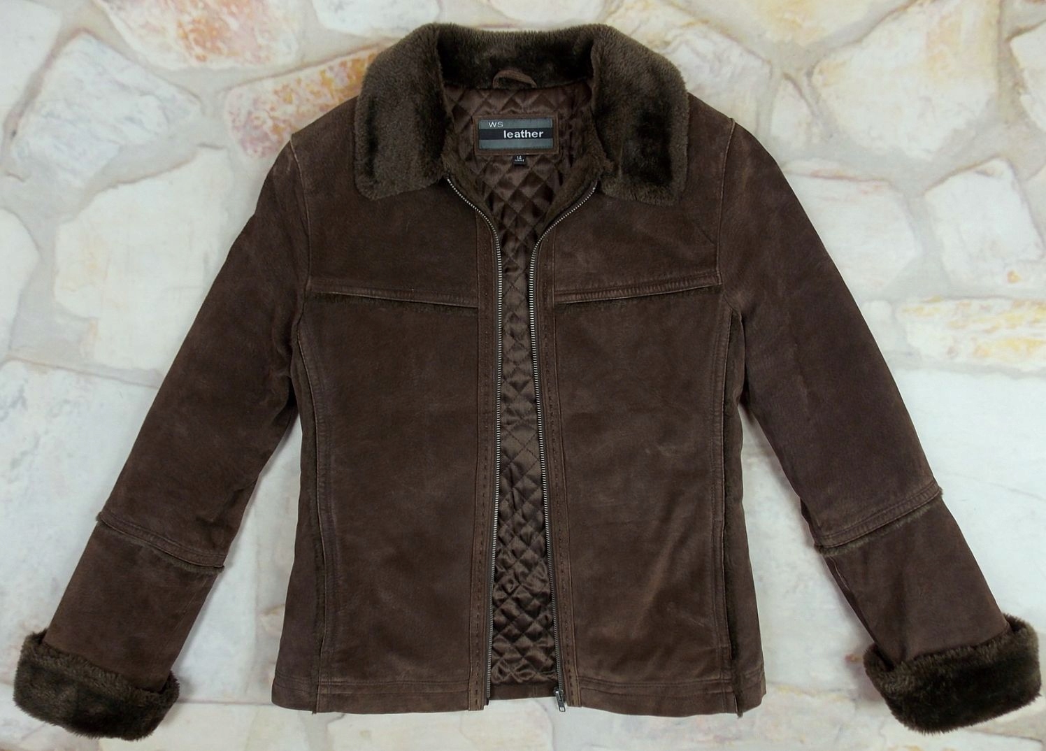 WS LEATHER SKÓRZANA ZIMOWA KURTKA RAMONESKA 42 Rozmiar 42
