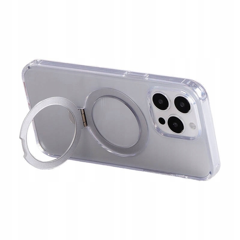 Etui magnetyczne Joyroom JR-BP004 z uchwytem iPhone 15 Pro Max (przezroczys