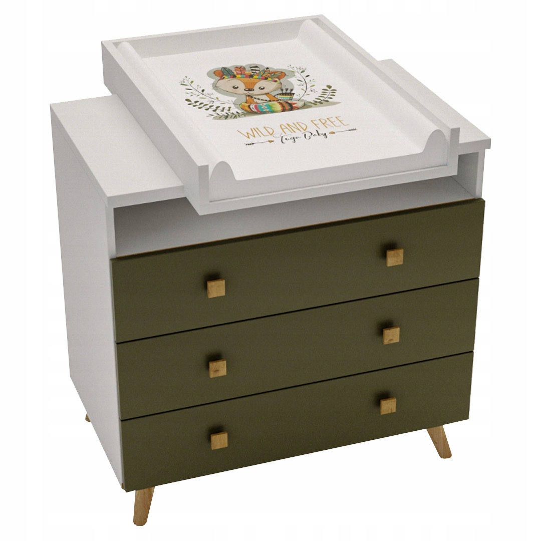 

Przewijak dla dziecka na komodę biel Ikea nakładka