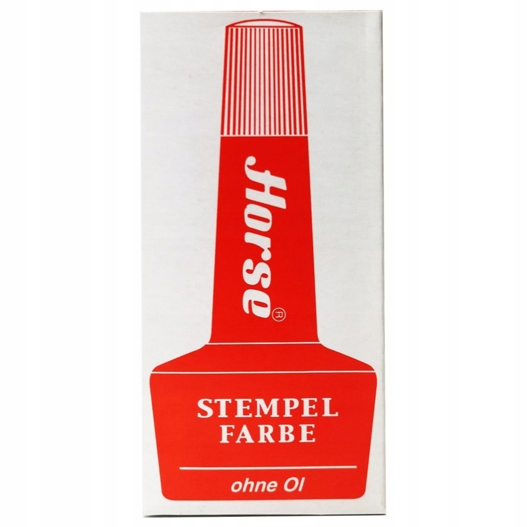 Tusz do pieczątek stempli czerwony Horse 28 ml Pojemność 28 ml