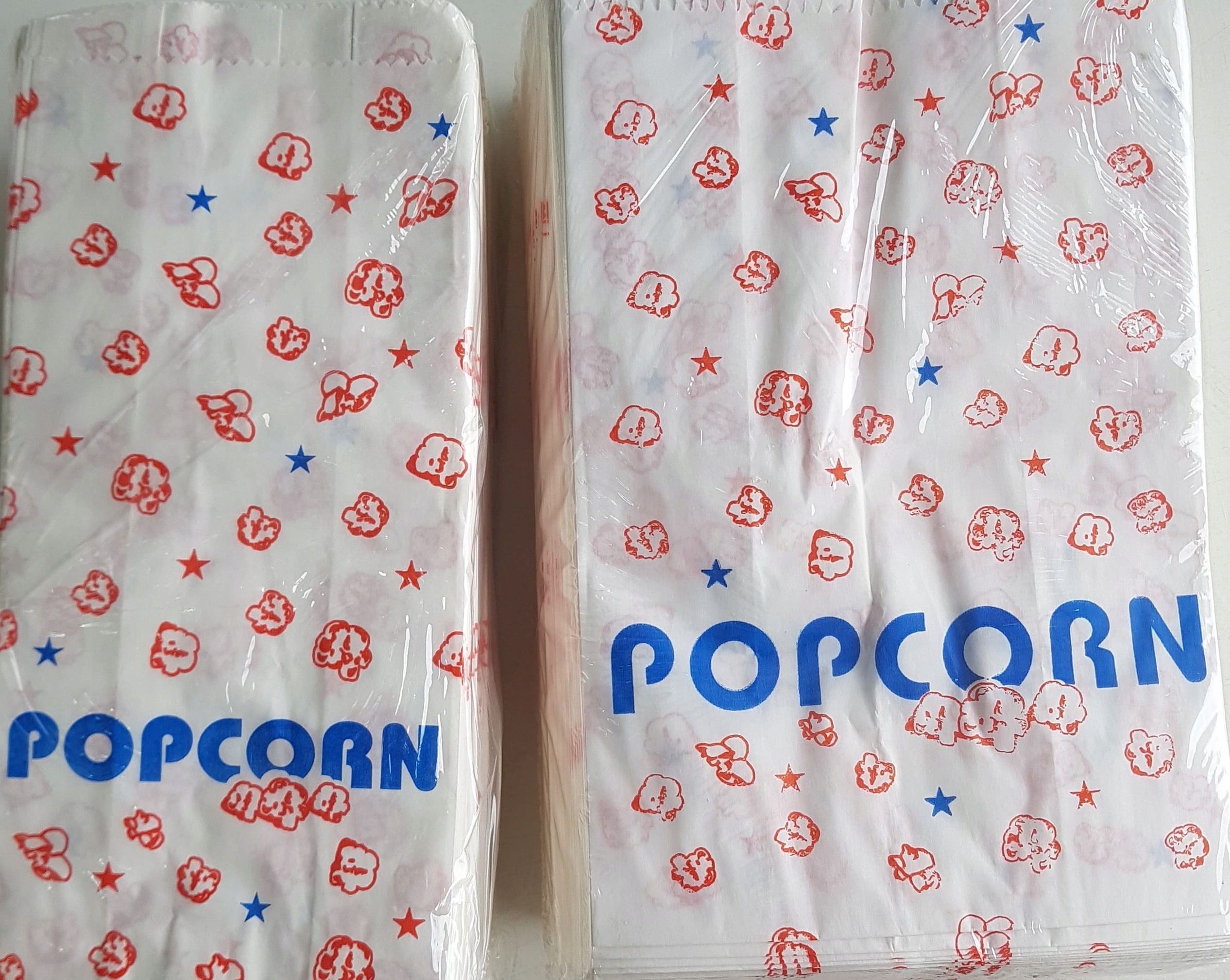 

Popcorn Torebka opakowanie małe i duże 400 szt