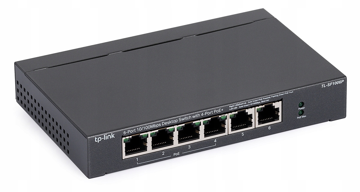 Switch TP-Link TL-SF1006P 6xFE (4xPoE)