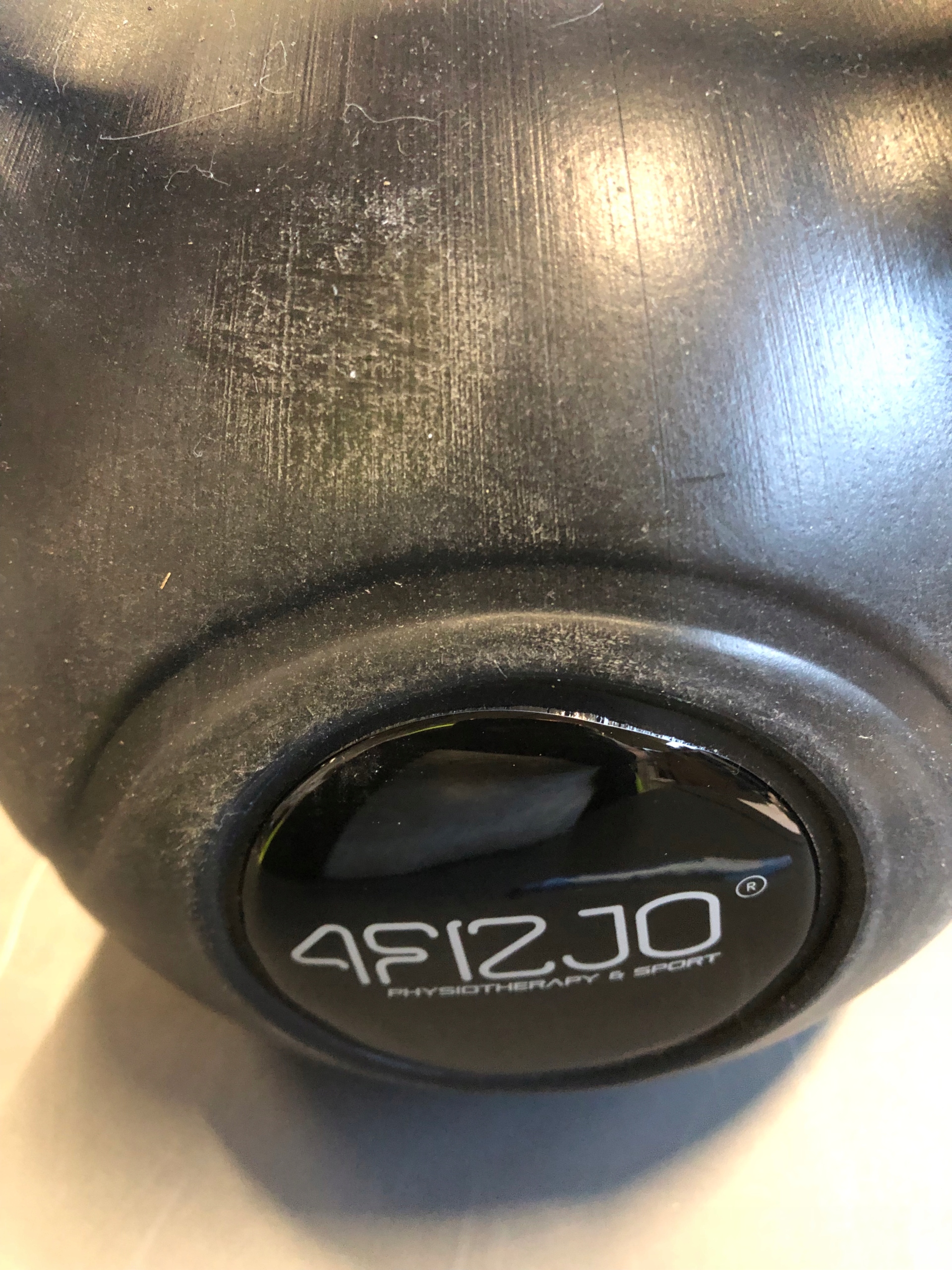 Kettlebelle 4FIZJO 6 kg czarny Kolor dominujący czarny