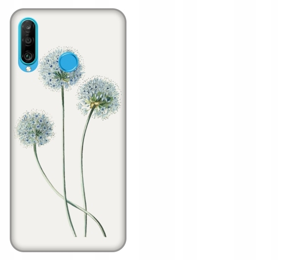 

Etui pokrowiec Huawei P30 Lite Kwiat niebieski akw